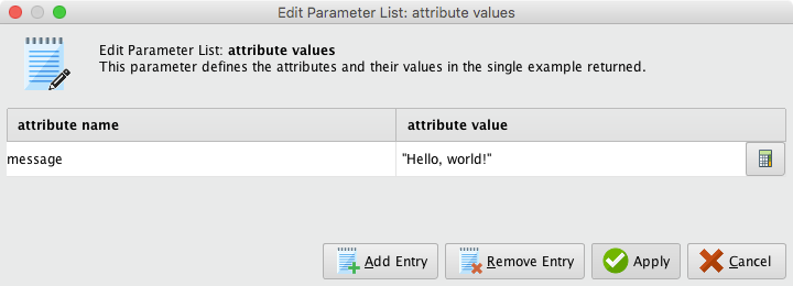 Generate hello world data set Generate hello world data set